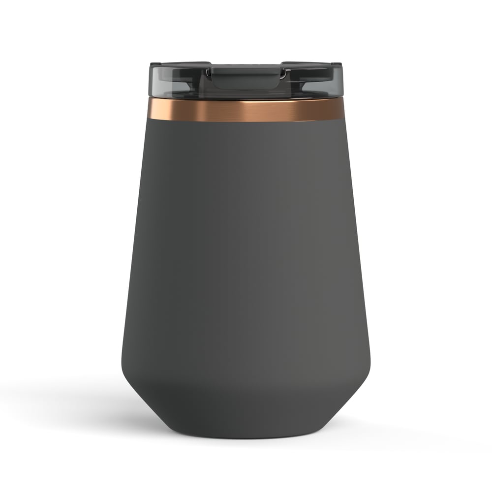 12oz Happy Hour Wine Tumbler Light Black - Image 6
