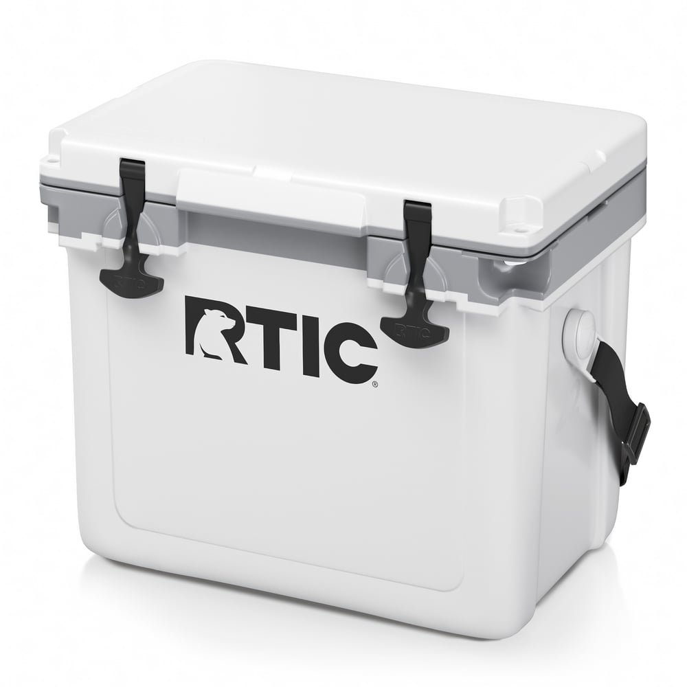 22 QT Ultra-Light Cooler White & Grey