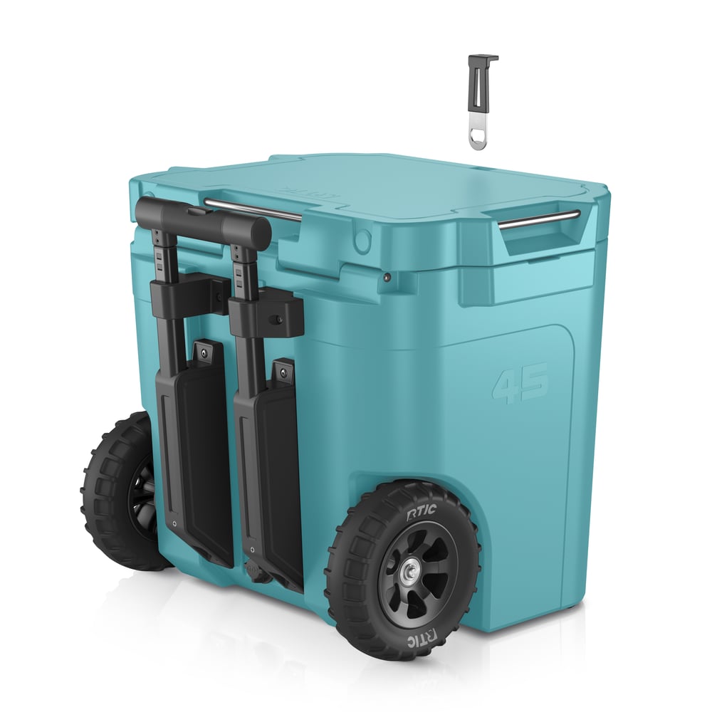 45 QT Ultra-Tough Wheeled Cooler Lagoon - Image 9