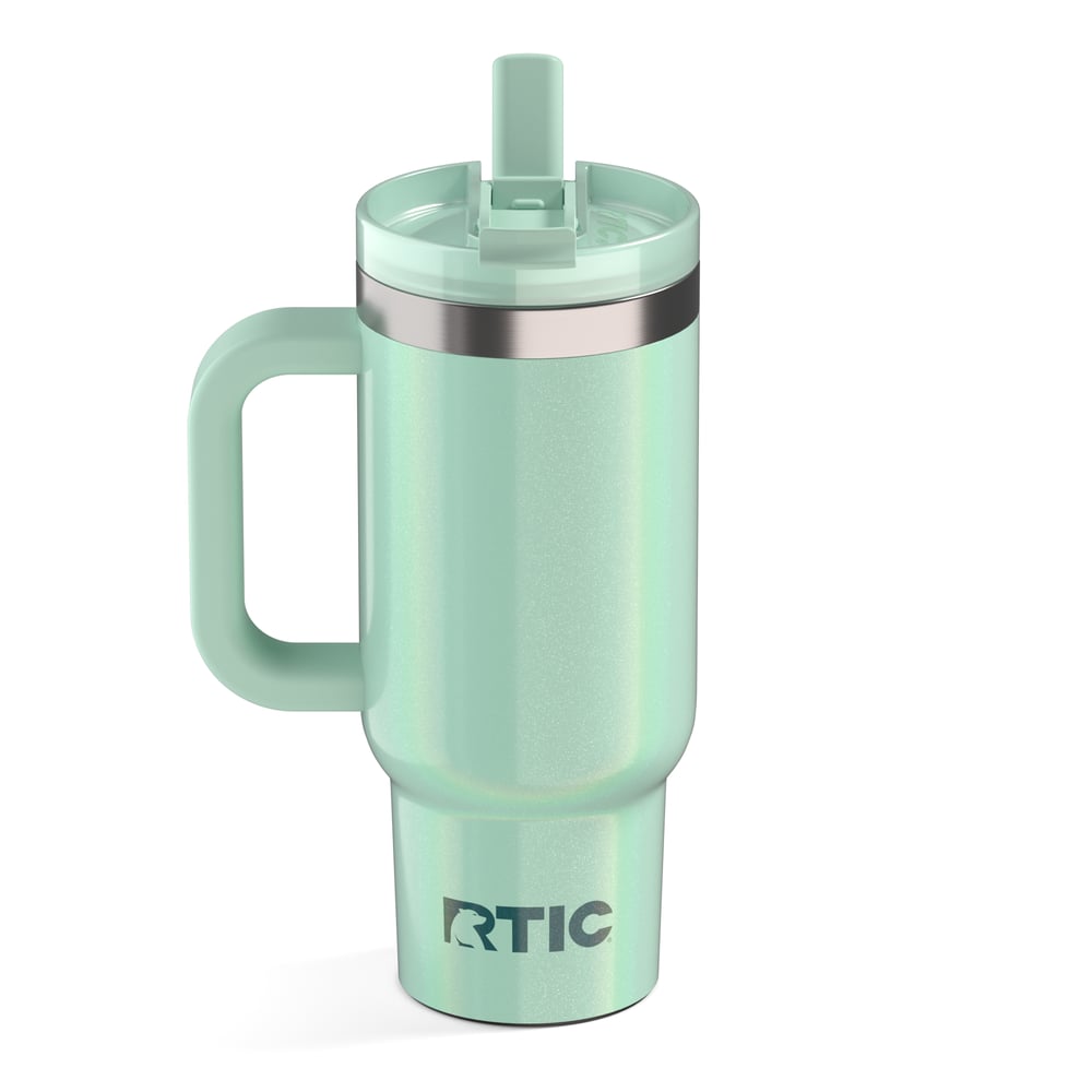 16oz Little Road Trip Tumbler Fresh Mint Glitter