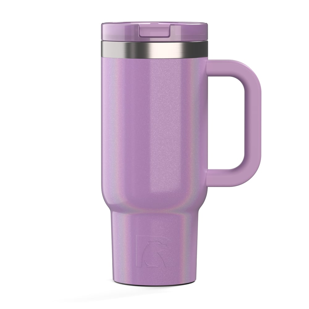 16oz Little Road Trip Tumbler Lavender Glitter - Image 3