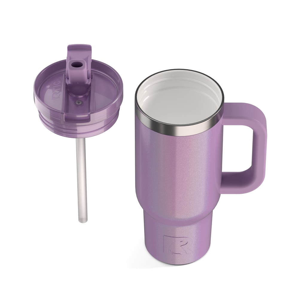 16oz Little Road Trip Tumbler Lavender Glitter - Image 8