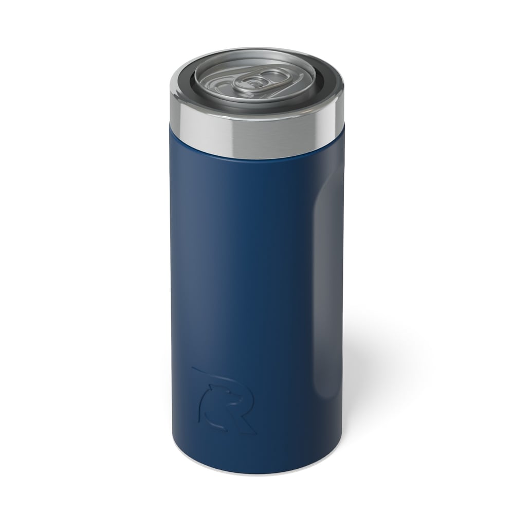 24oz Essential Can Cooler Navy - Image 3