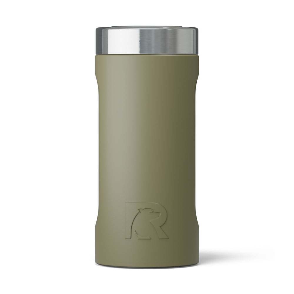 24oz Essential Can Cooler Olive - Image 2