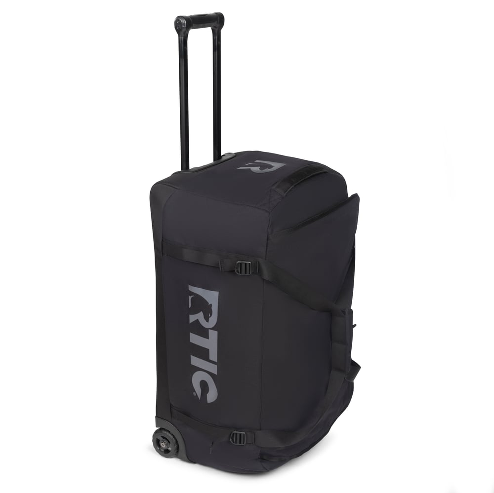 Road Trip Rolling Duffle Bag Black